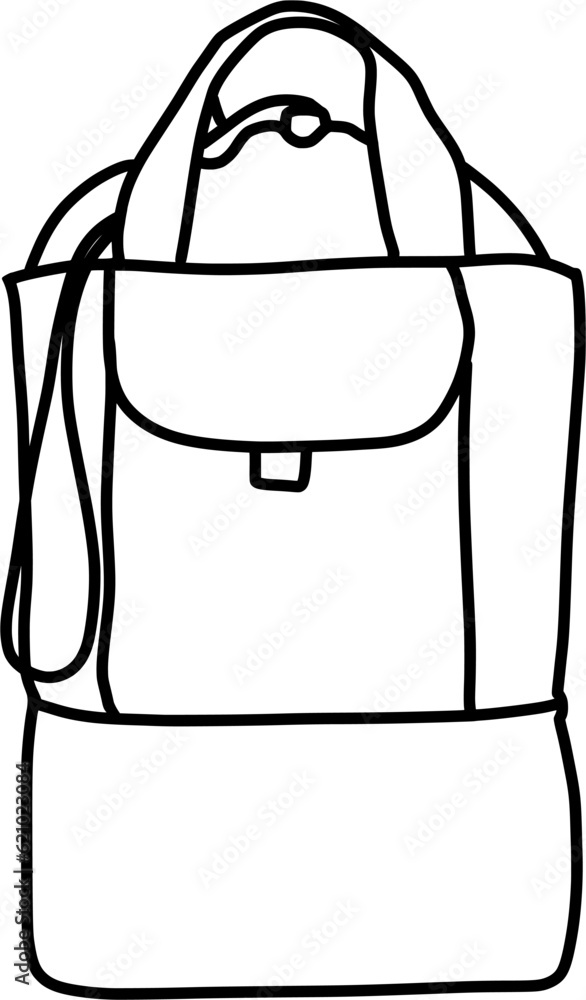 Sketch of Backpack Sketch of Backpack