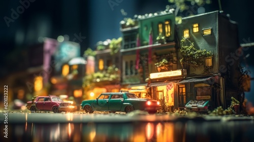 Capturing the Urban Glow: Mesmerizing Nightscenes of Riverside Cities, generative AIAI Generated