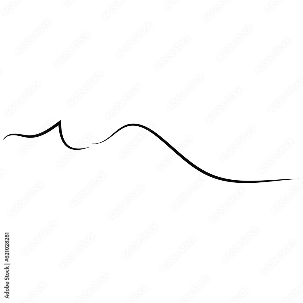 Outline breath of wind. Outline breath of wind.