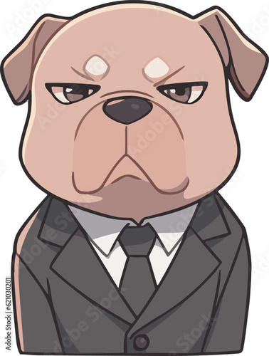 Vector Illustration Cartoon Pitbull