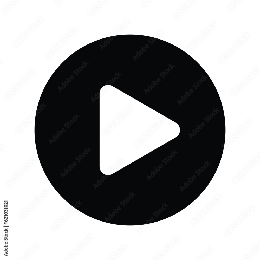 Play button icon video audio player and transparent background. Play button icon video audio player and transparent background.