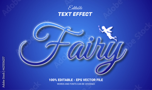 fairy editable text effect