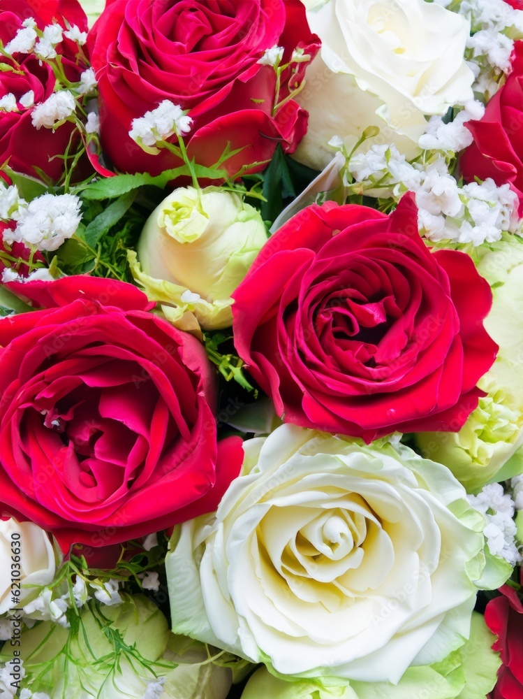 Naklejka premium bouquet of roses