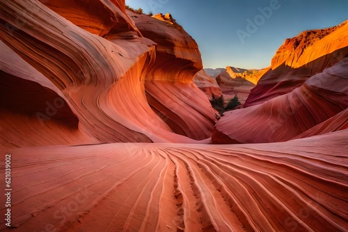 antelope canyon state country AI Generated 