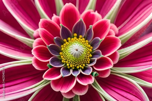 pink dahlia flower AI Generated