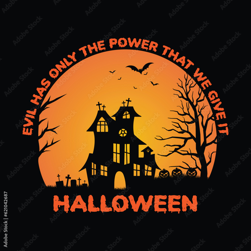 Halloween T-shirt Design to men and women for 31 October 