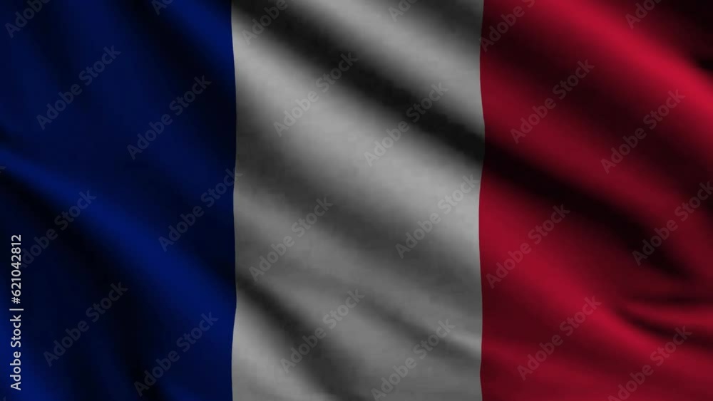 Waving Flag France Animation Video Background. Full High Definition Resolution. Waving Flag France Animation Video Background. Full High Definition Resolution.