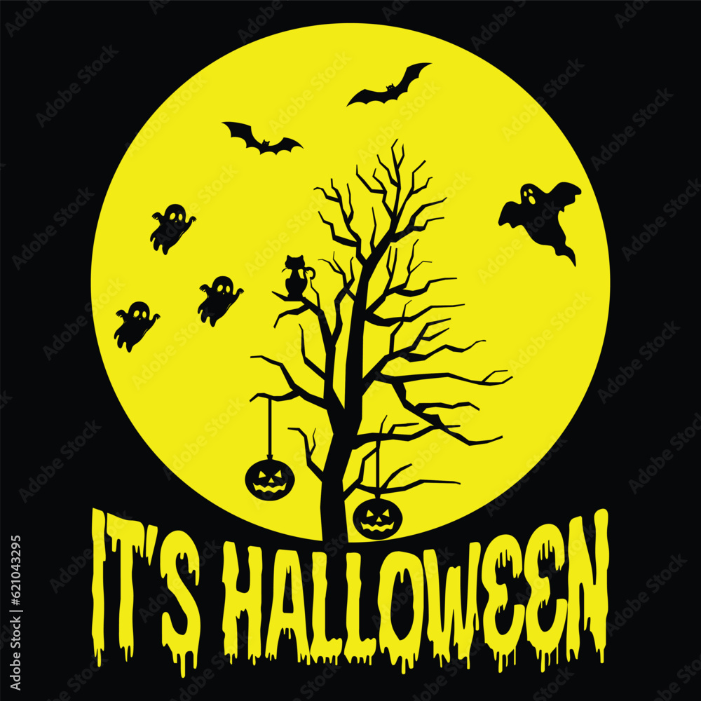 Halloween T-shirt Design to men and women for 31 October 