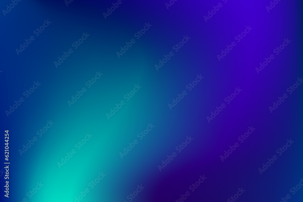 Gradient, dark blue tones. Shades of blue, blue, green colors. Space, galaxies. Night sky. Universe Vector,