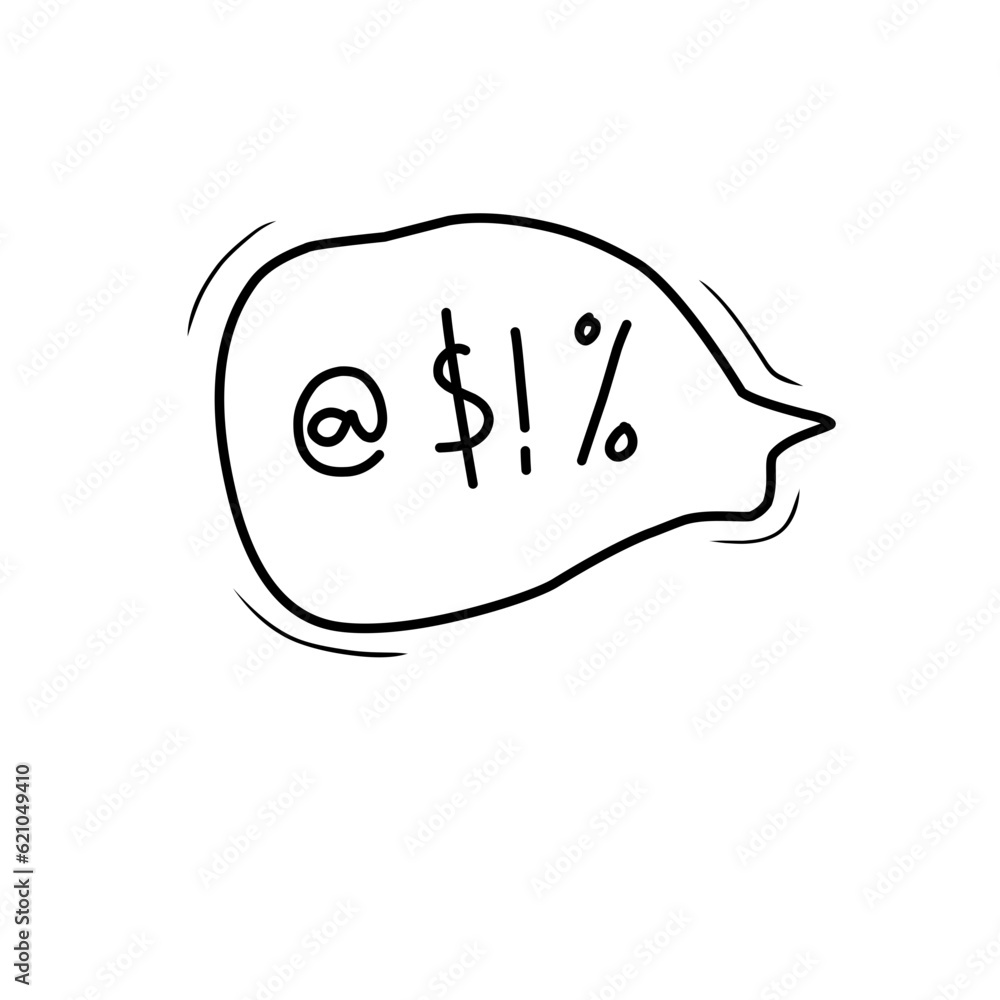 Swearing Speech Bubble Swearing Speech Bubble