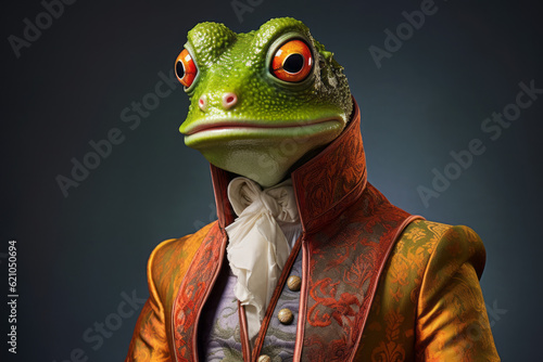 A prince charming handsome frog