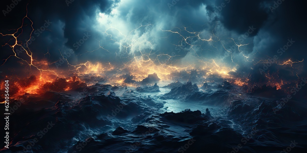 AI Generated. AI Generative. Abstract thunder storm energy light background decoration pattern rexture nature flash. Graphic Art AI Generated. AI Generative. Abstract thunder storm energy light background decoration pattern rexture nature flash. Graphic Art