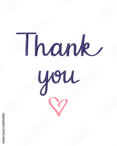 Thank You Phrase Poster Template.