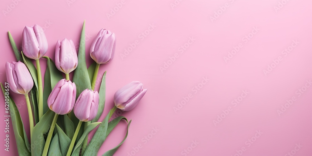 AI Generated. AI Generative. Romantic love invite card greeting with tulip flowers. Tender aesthetics valentine birthday woman day holiday vibe. Graphic Art AI Generated. AI Generative. Romantic love invite card greeting with tulip flowers. Tender aesthetics valentine birthday woman day holiday vibe. Graphic Art