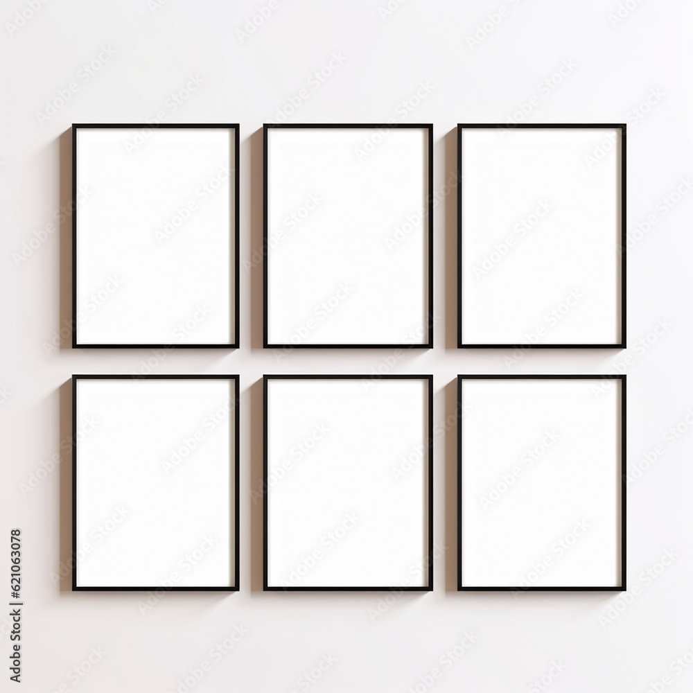 Set of 6 wooden poster mockups, interior design poster mockups, home picture gallery frame mockup Set of 6 wooden poster mockups, interior design poster mockups, home picture gallery frame mockup