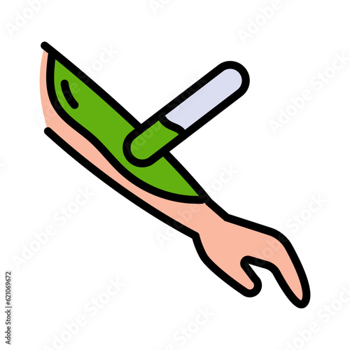 Waxing, skin care icon outline vector. Hair treatment