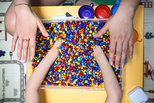 tactile game for the development of children with autism