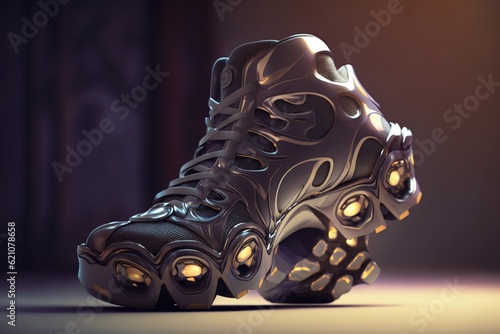 futuristic shoes, Generative AI
