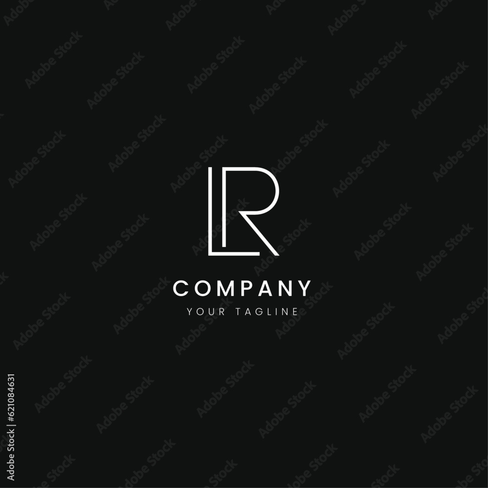 business logo design - LR lettermark logo business logo design - LR lettermark logo
