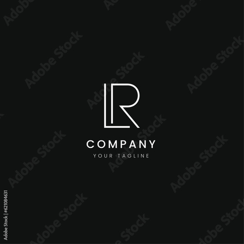 business logo design - LR lettermark logo photo