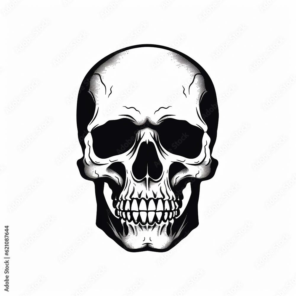 human skull isolated on white human skull isolated on white