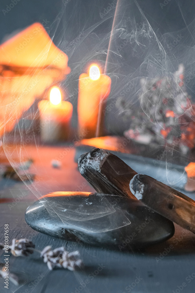 Tarot, astrology,Esoteric, Occult mystical ritual scene of sorcery ...