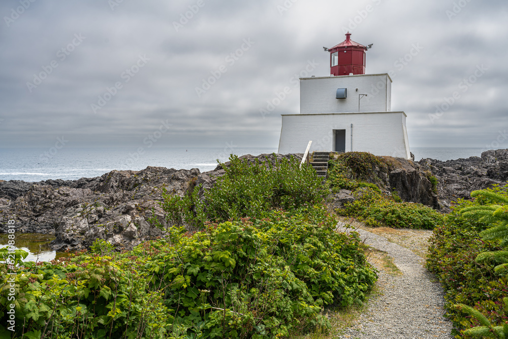 Amphitrite Point Lighthouse on Vancouver Island