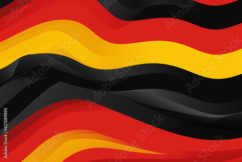 Graphics referring to German national symbols and national colors.. Generative AI