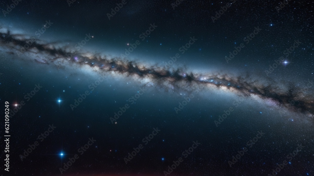 Fototapeta premium open out quadriceps galax headliner. Creative resource, AI Generated