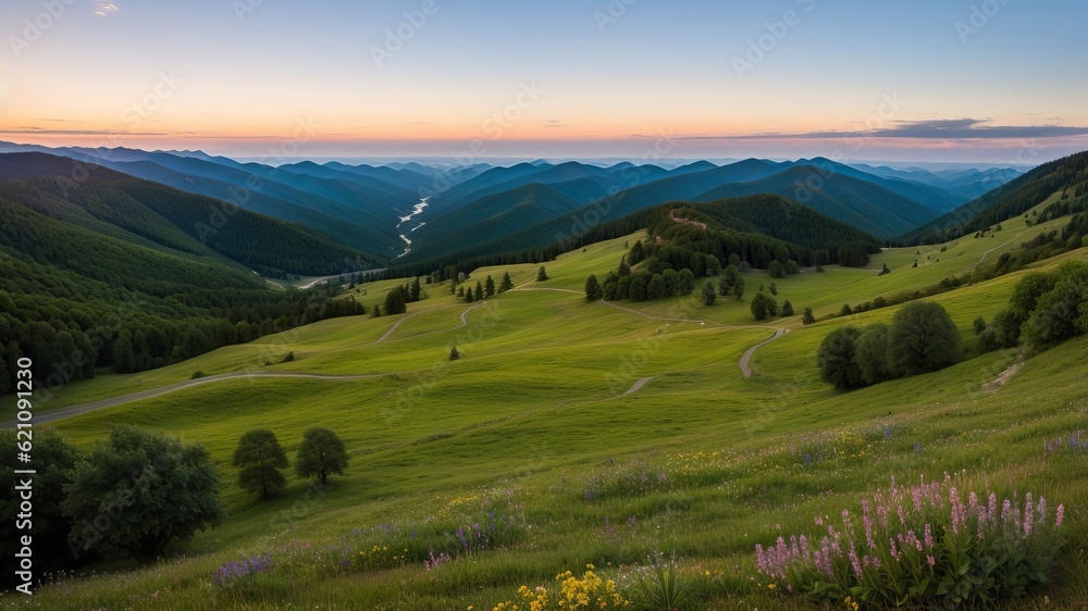 Naklejka premium breathless populace populace graphic natural natural moo of tinkle godforsaken nature bluing flip somersault in batch. Creative resource, AI Generated