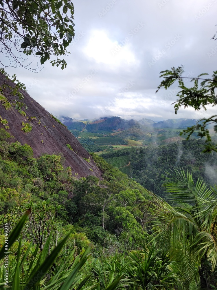 view of the mountains