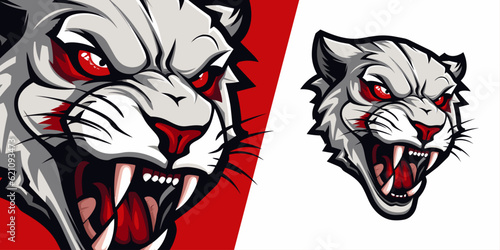 Unleash the Undead Energy: Zombie Cougar Mascot Logo Design with Modern Illustration for Sports & Esport Teams