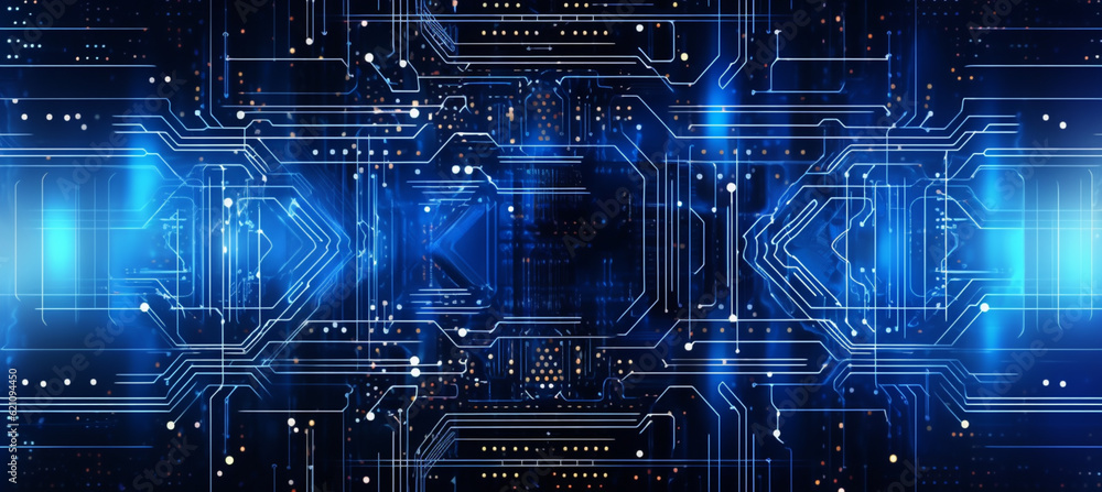 Modern technology circuit board texture background