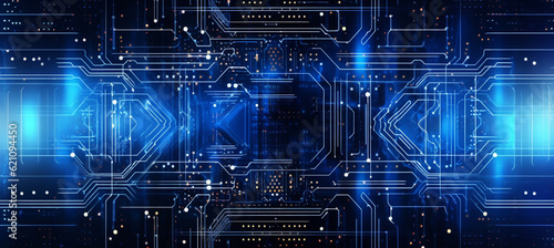 Modern technology circuit board texture background © MUS_GRAPHIC