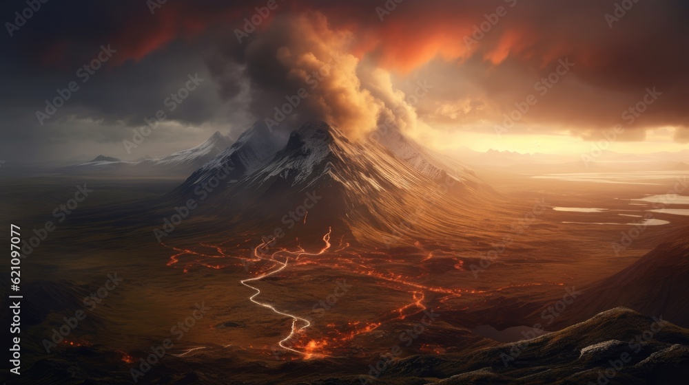 Herdubreid, often known as the Queen of the Icelandic Mountains, is one of Icelands most magnificent volcanoes. It is very perilous, with an icecap buried in the highlands and only accessible by 4x4