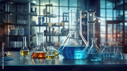 lab chemistry or science research and development concept.