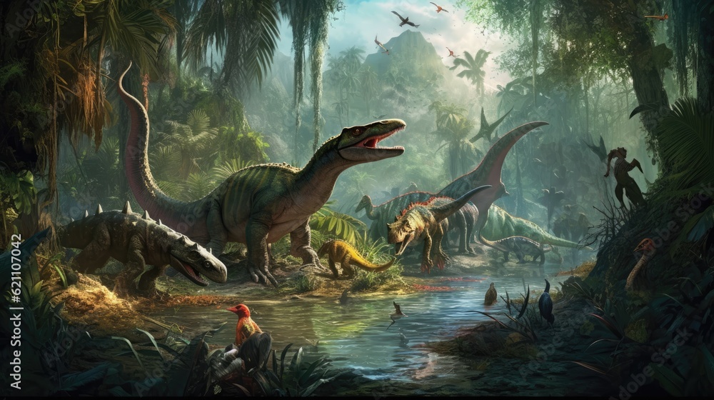 Ancient dinosaurs, pterosaurs, ichthyosaurs, and crocodiles, to name a ...