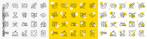 Outline Creativity, Binary code and Journey line icons pack for web with Energy price, Winner podium, Work home line icon. Online education, Brand contract, Puzzle pictogram icon. Vector