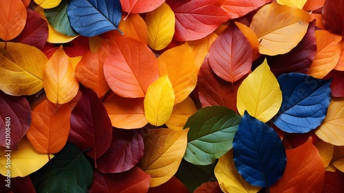 Wallpaper Mural Autumn leaves backgrounds with colorful autumn leaves Generative AI Torontodigital.ca