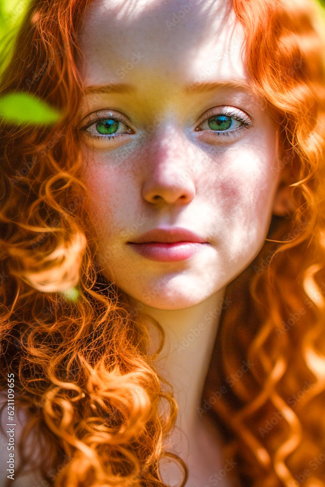Generative AI realistic girl. Generative AI realistic girl.