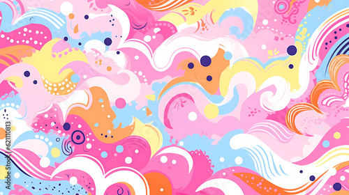 Beautiful abstract artistic colorful pattern background 