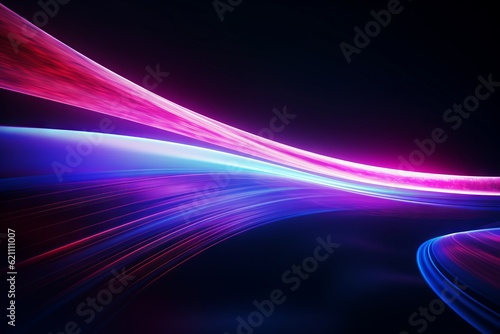 Cosmic dance of vibrant celestial rays, captured with Generative AI