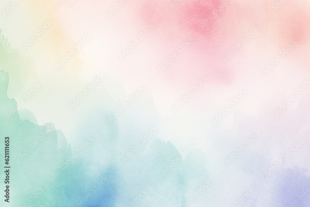 Pastel soft gradient watercolor background. Generative AI Pastel soft gradient watercolor background. Generative AI