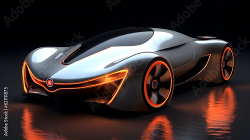 Futuristic self-driving sport car  © Altair Studio