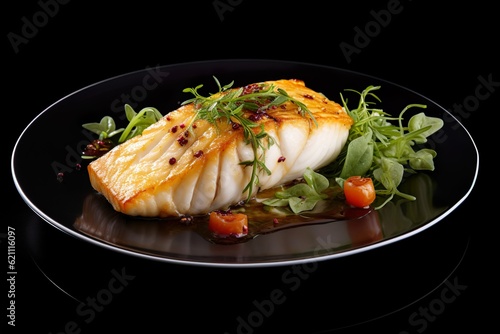 Professional food photography of cod