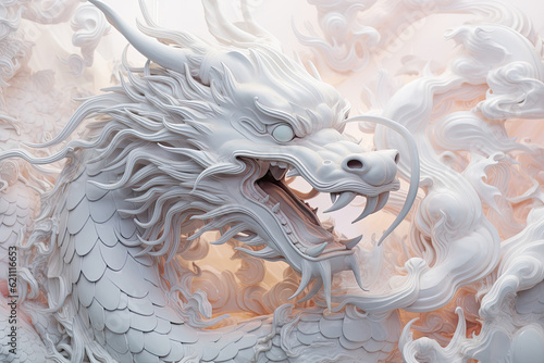 chinese dragon statue