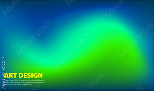 set gradient abstract background with liquid and vibrant color