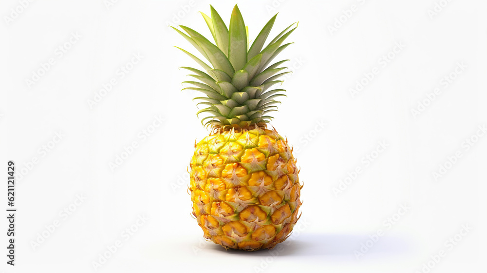 pineapple on white HD 8K wallpaper Stock Photographic Image pineapple on white HD 8K wallpaper Stock Photographic Image