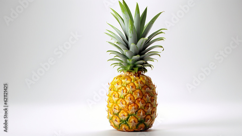 pineapple on a wooden table  HD 8K wallpaper Stock Photographic Image