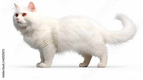 white persian cat HD 8K wallpaper Stock Photographic Image